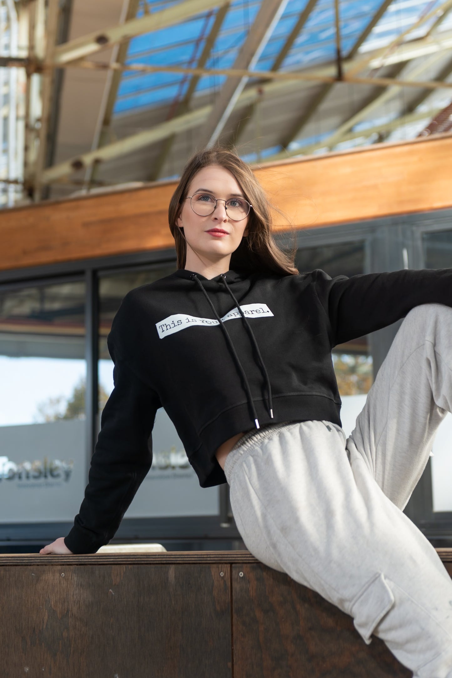 Signature Crop Hoodie